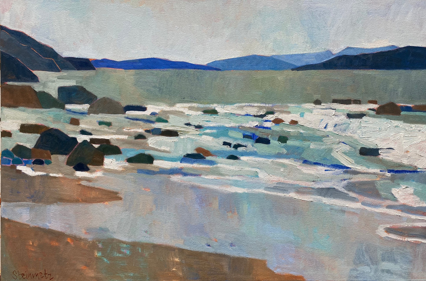 Bodega to Tomales Point Painting