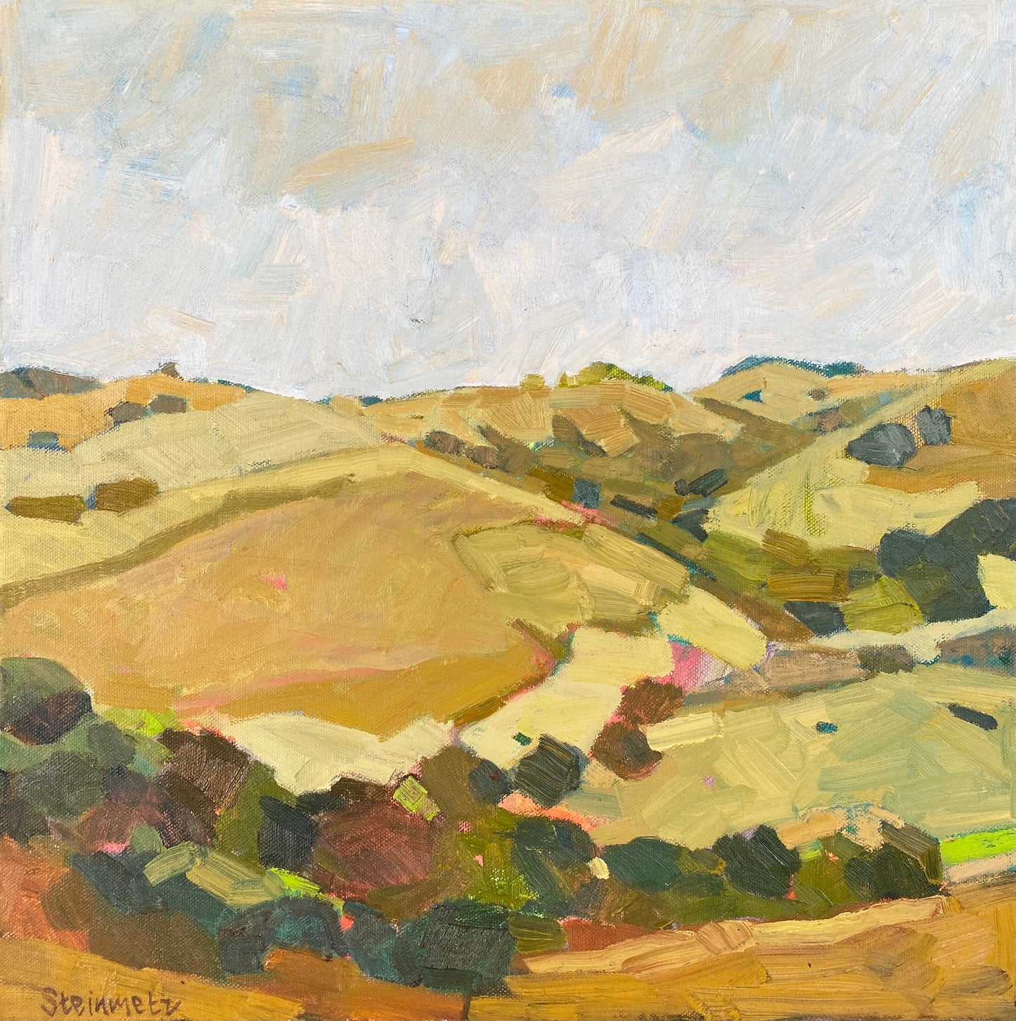 Golden Hills Painting