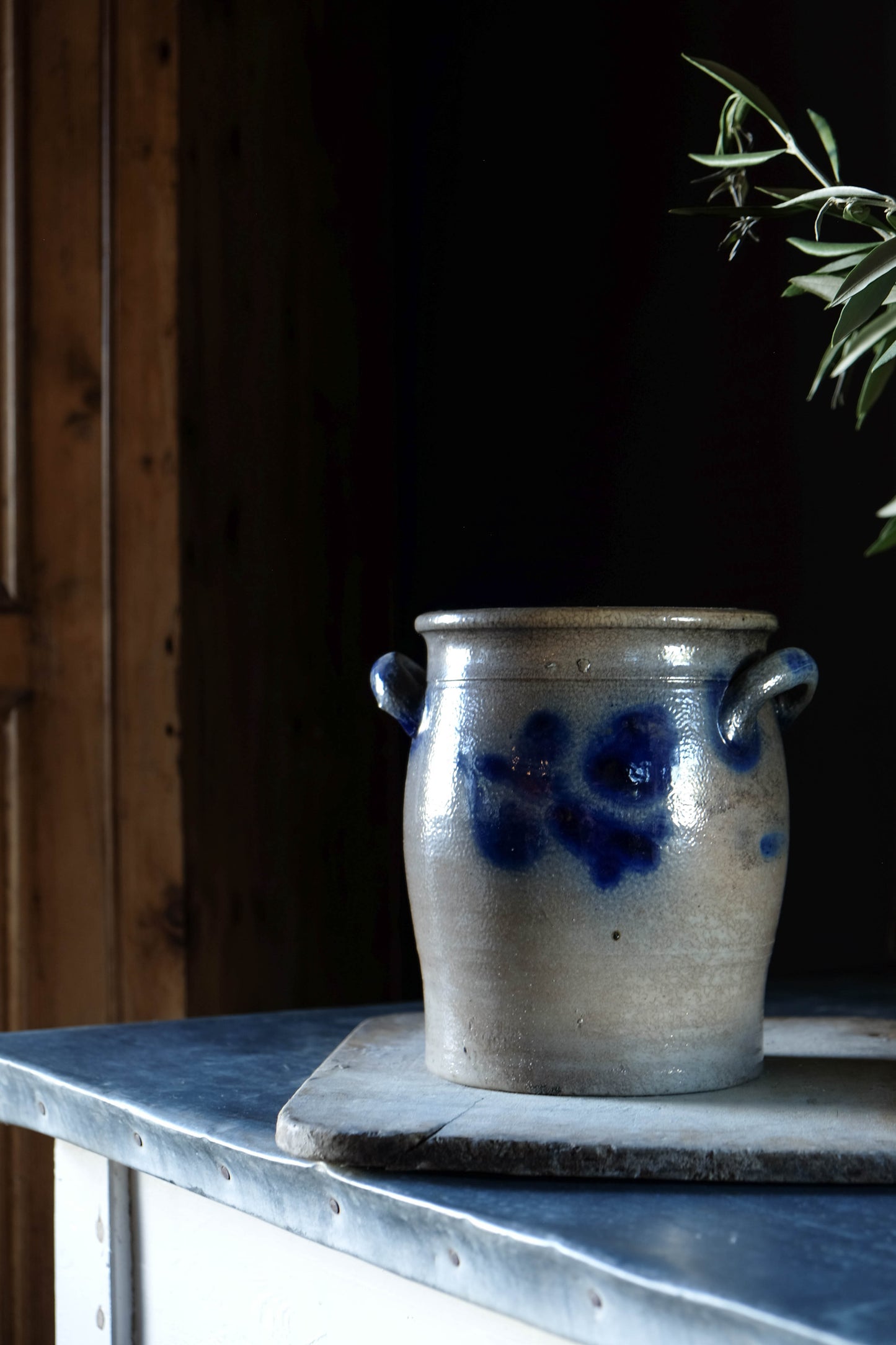 Vintage Medium Bavarian Salt Crock