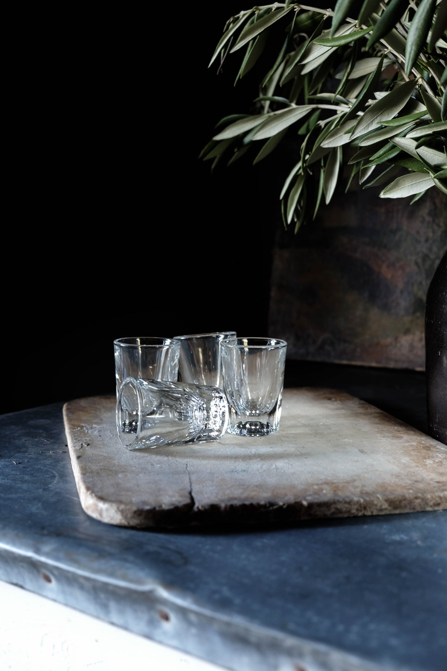 Vintage Crystal Shot Glasses