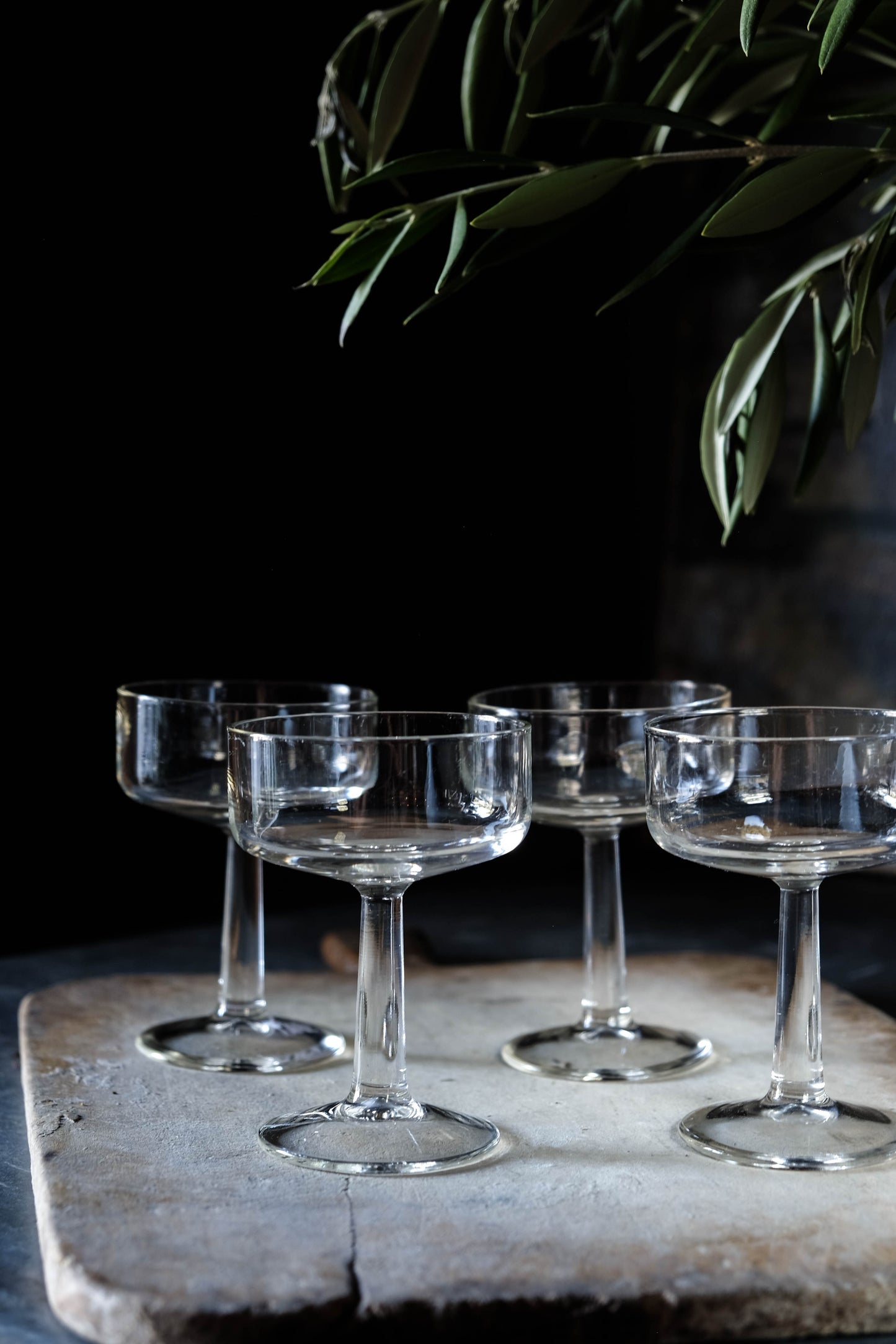 Vintage Squared Cocktail Coup
