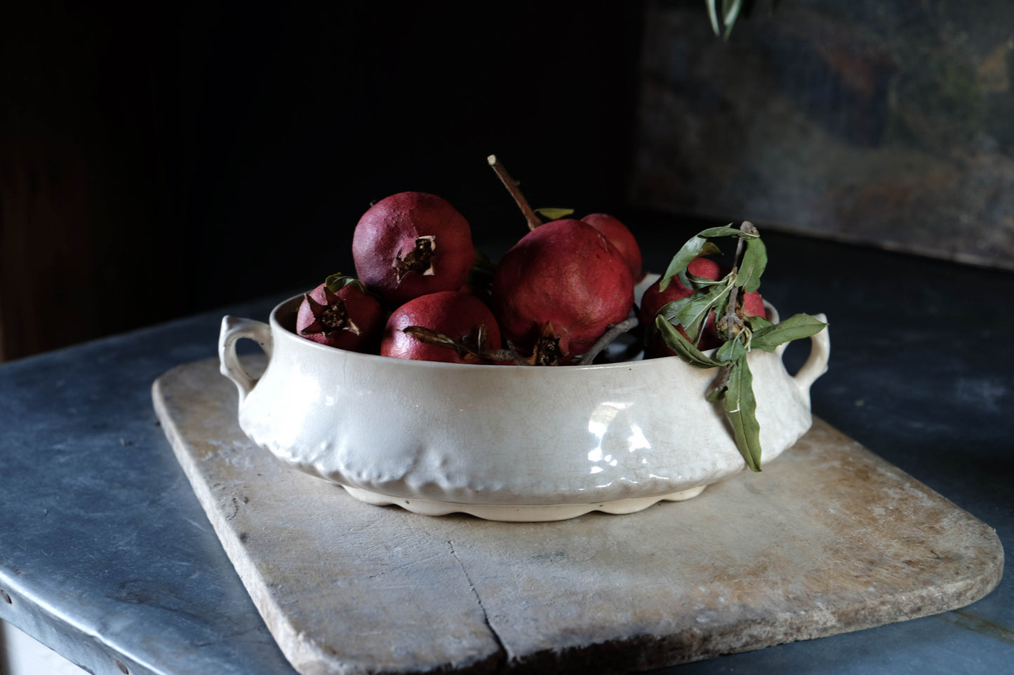 Vintage Ironstone Serving Bowl