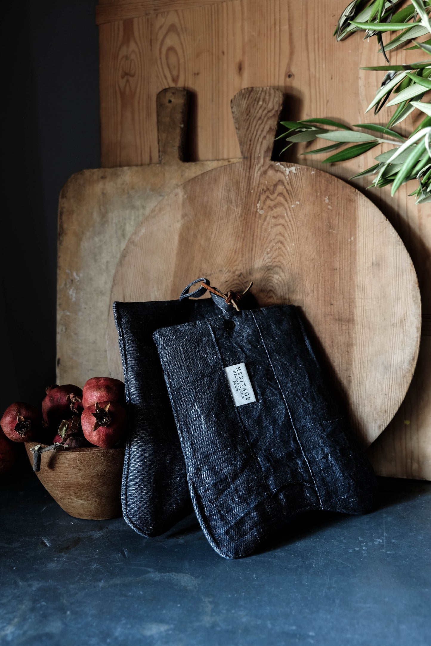 Heritage Manka Linen Pot Holders
