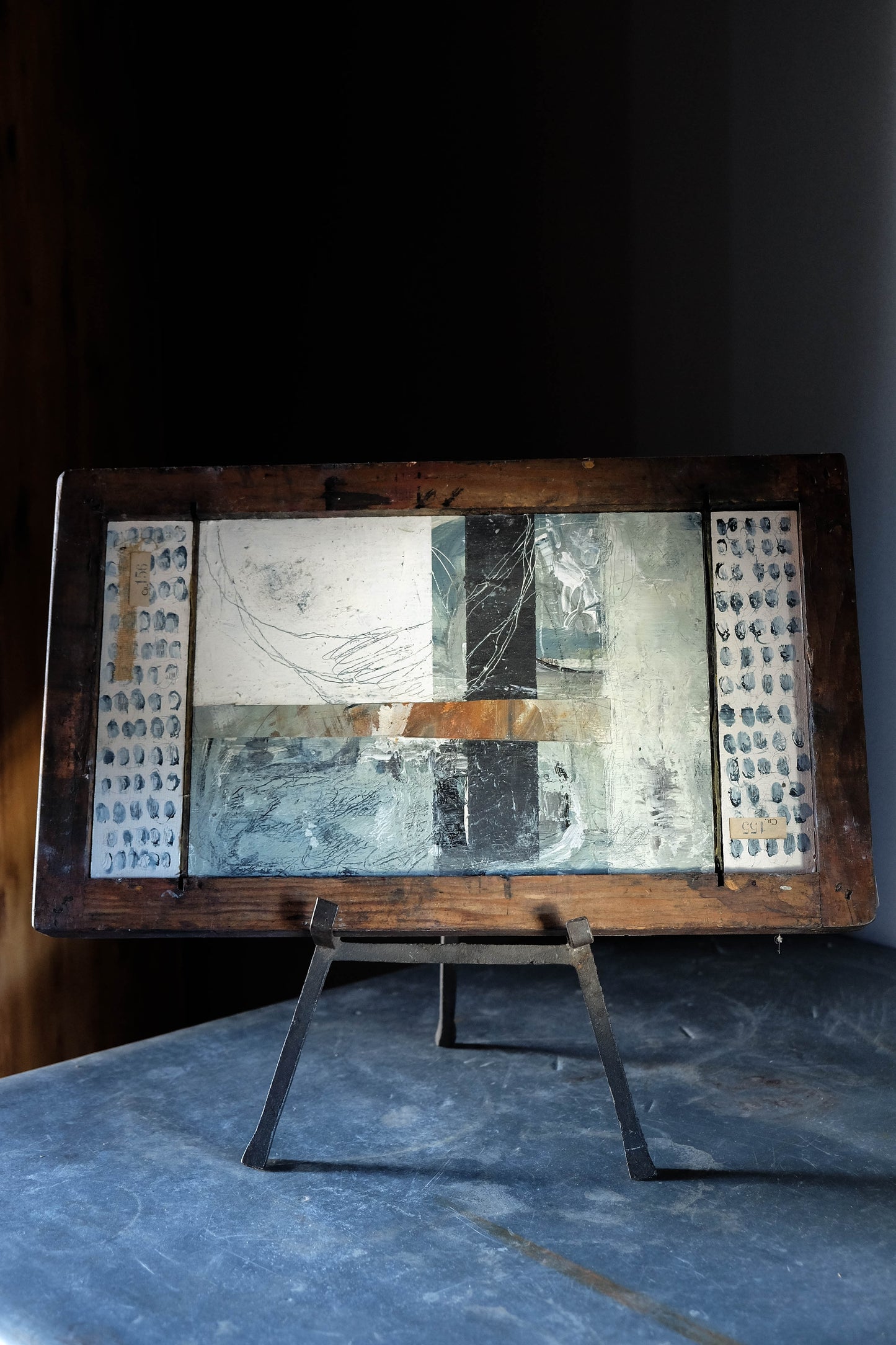 Original Abstract Mixed Media Painting by Jeanne Oliver