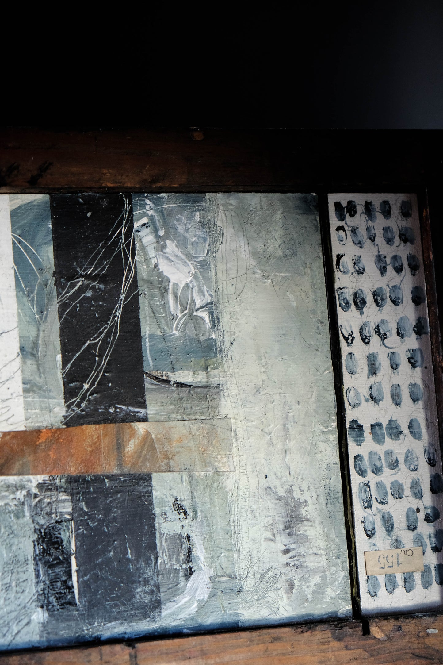 Original Abstract Mixed Media Painting by Jeanne Oliver