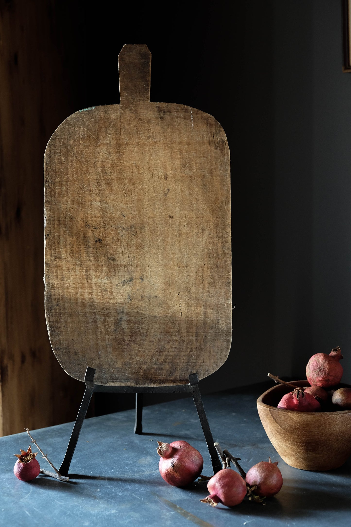 Vintage French Oval Bread Board
