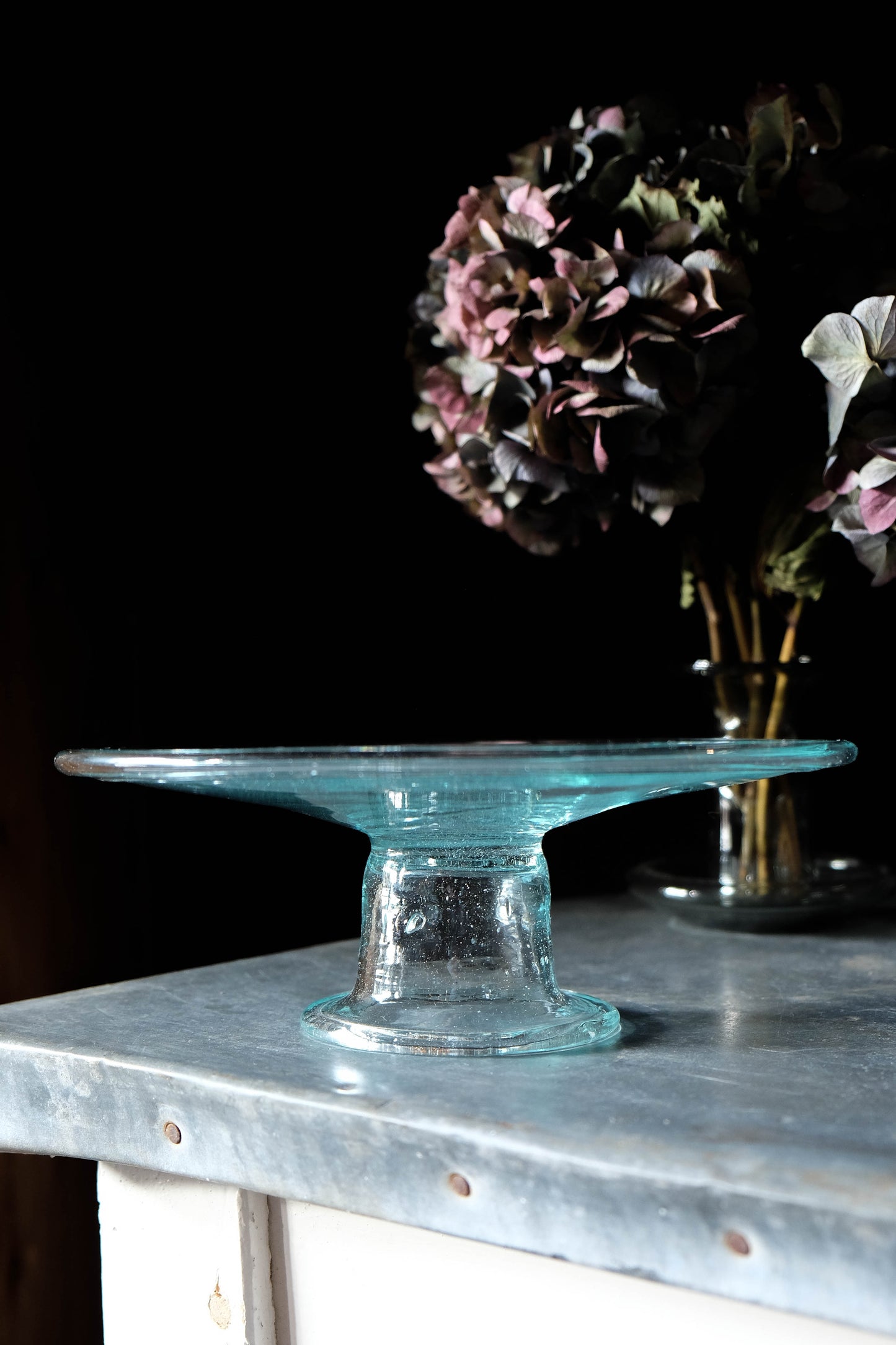 Opera Parisian Blown Glass Cake Stand