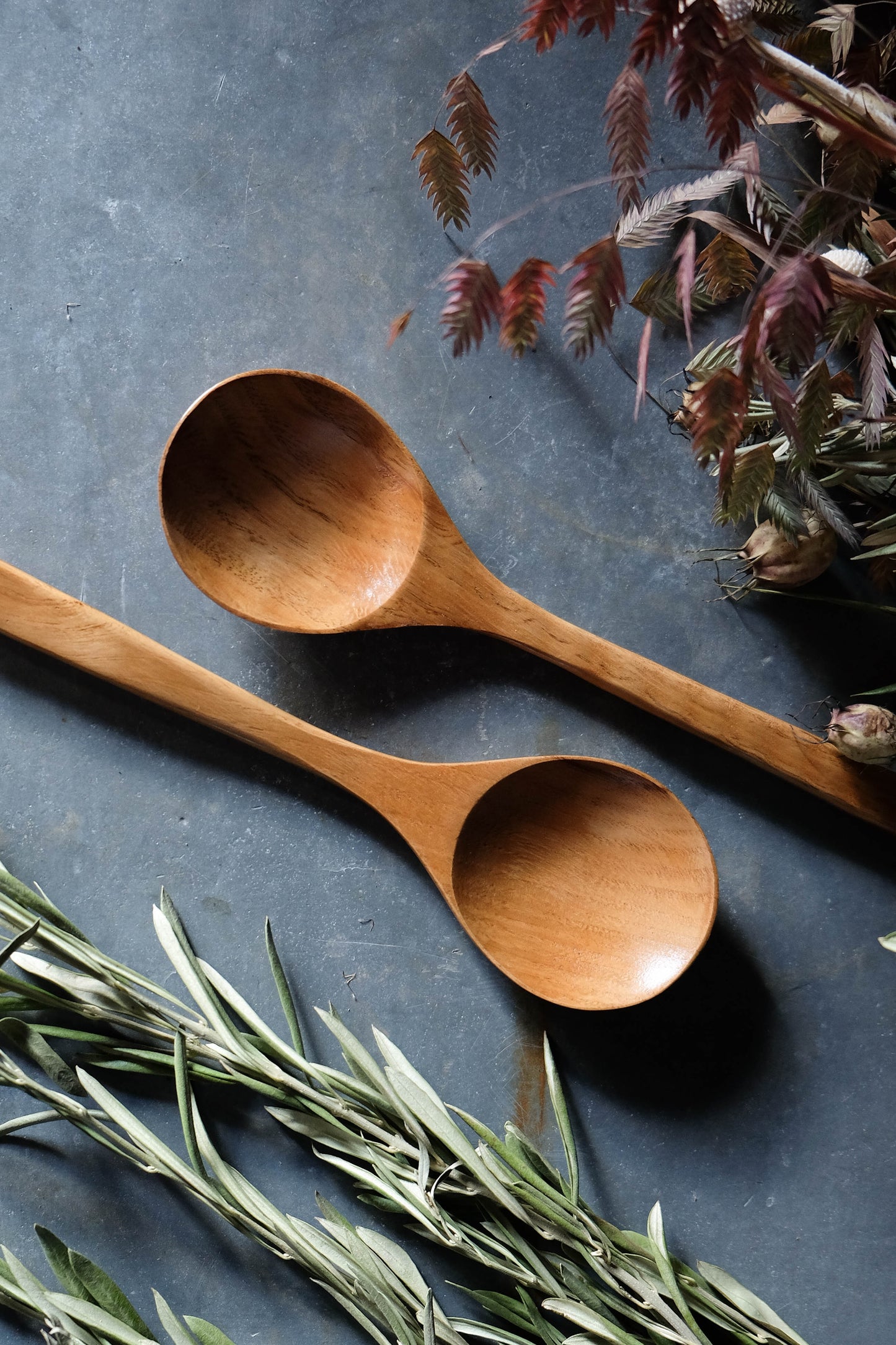 Chestnut Serving Spoon Set