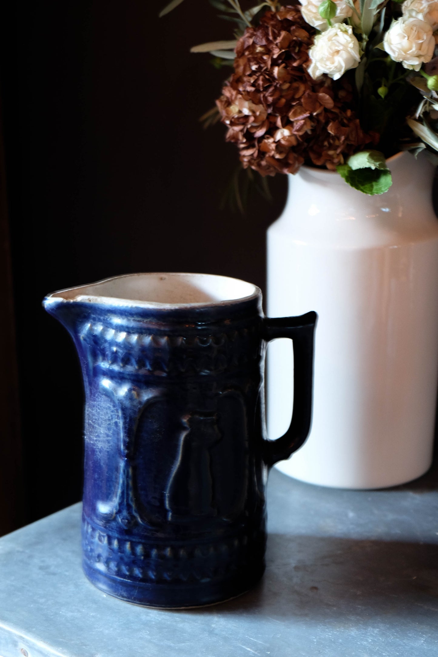 Vintage Female Form Ceramic Pitcher