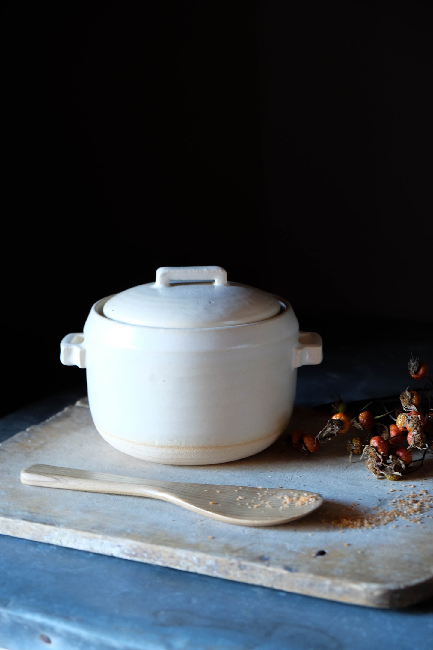 Glazed Stoneware Pot