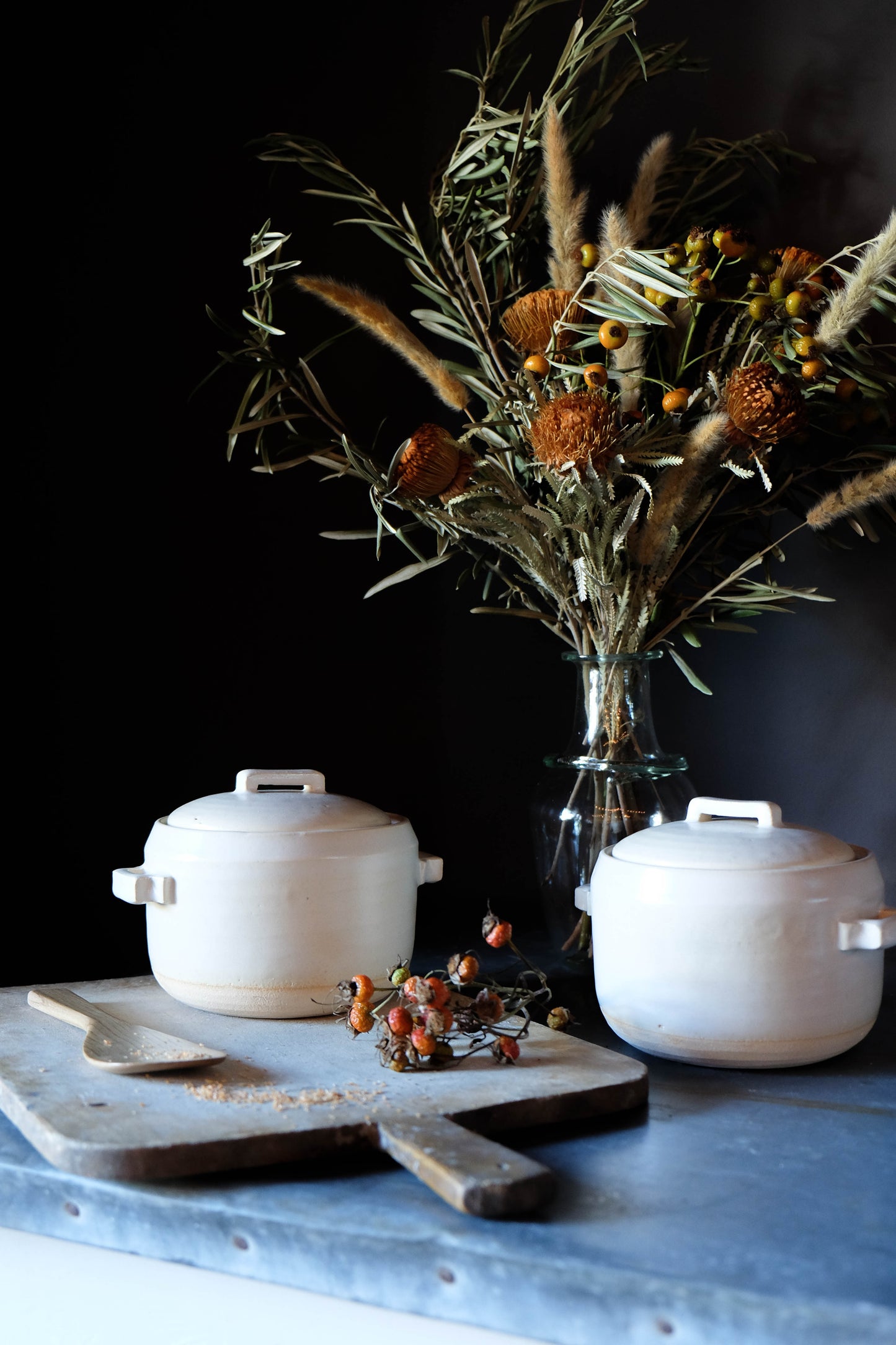 Glazed Stoneware Pot