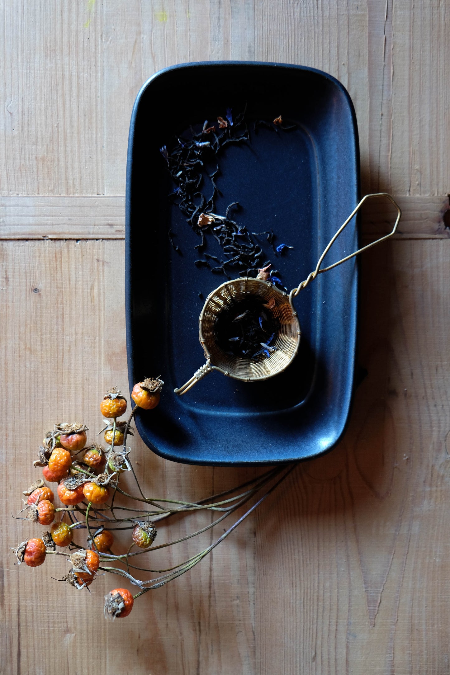 Bellocq Brass Tea Strainer