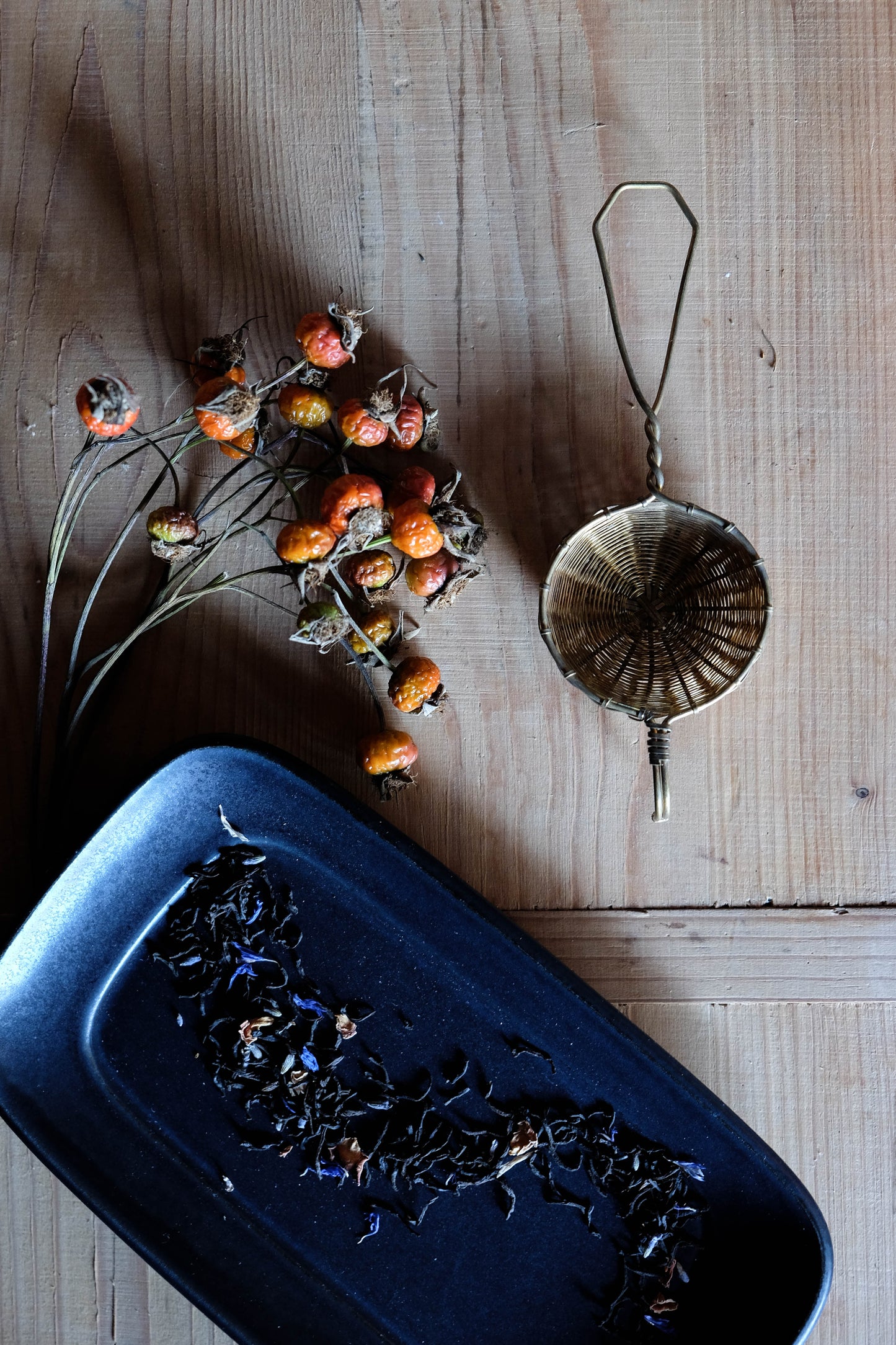 Bellocq Brass Tea Strainer