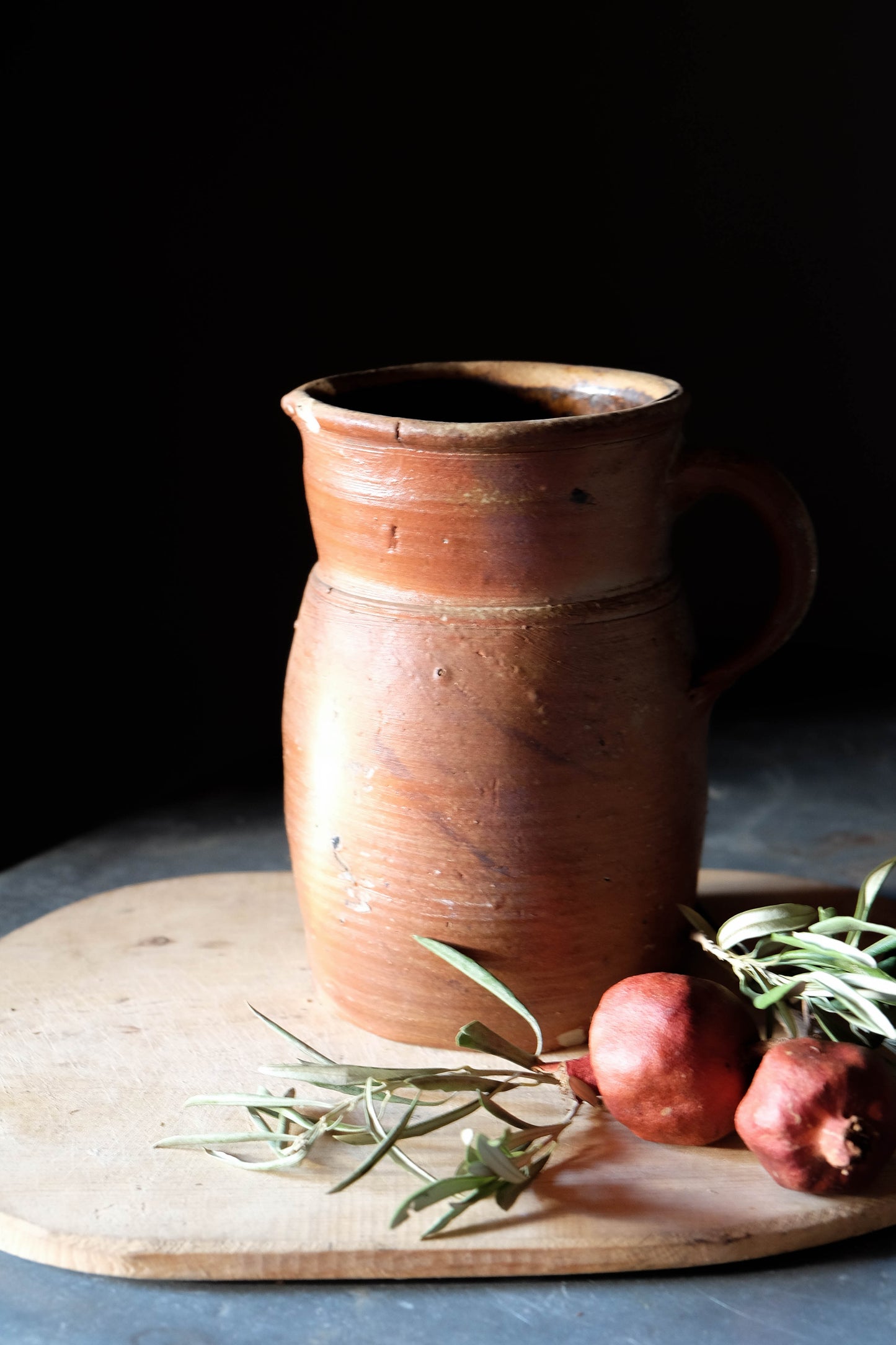 Vintage European Terra Cotta Pitcher