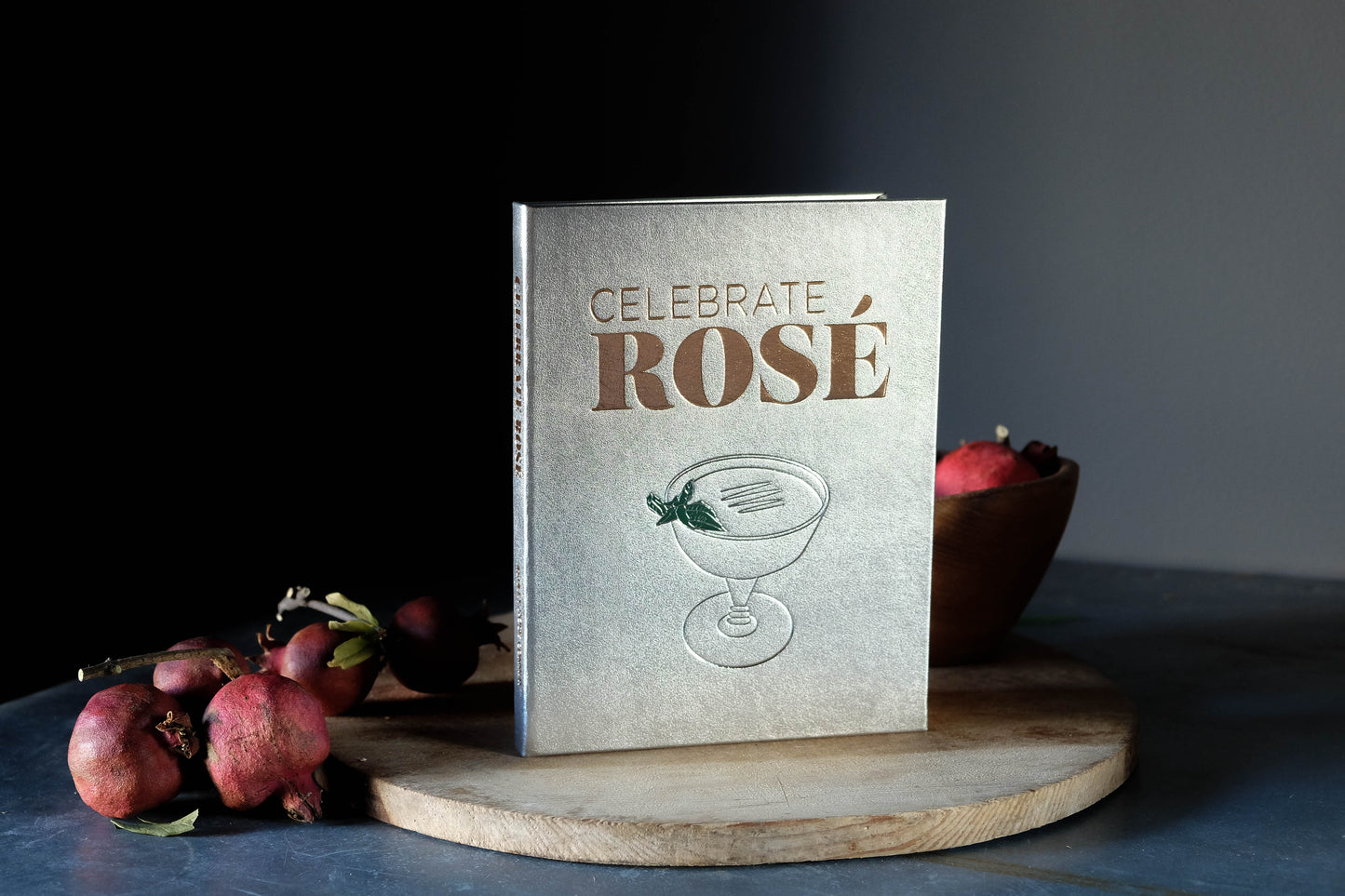 Celebrate Rosé Leather Book