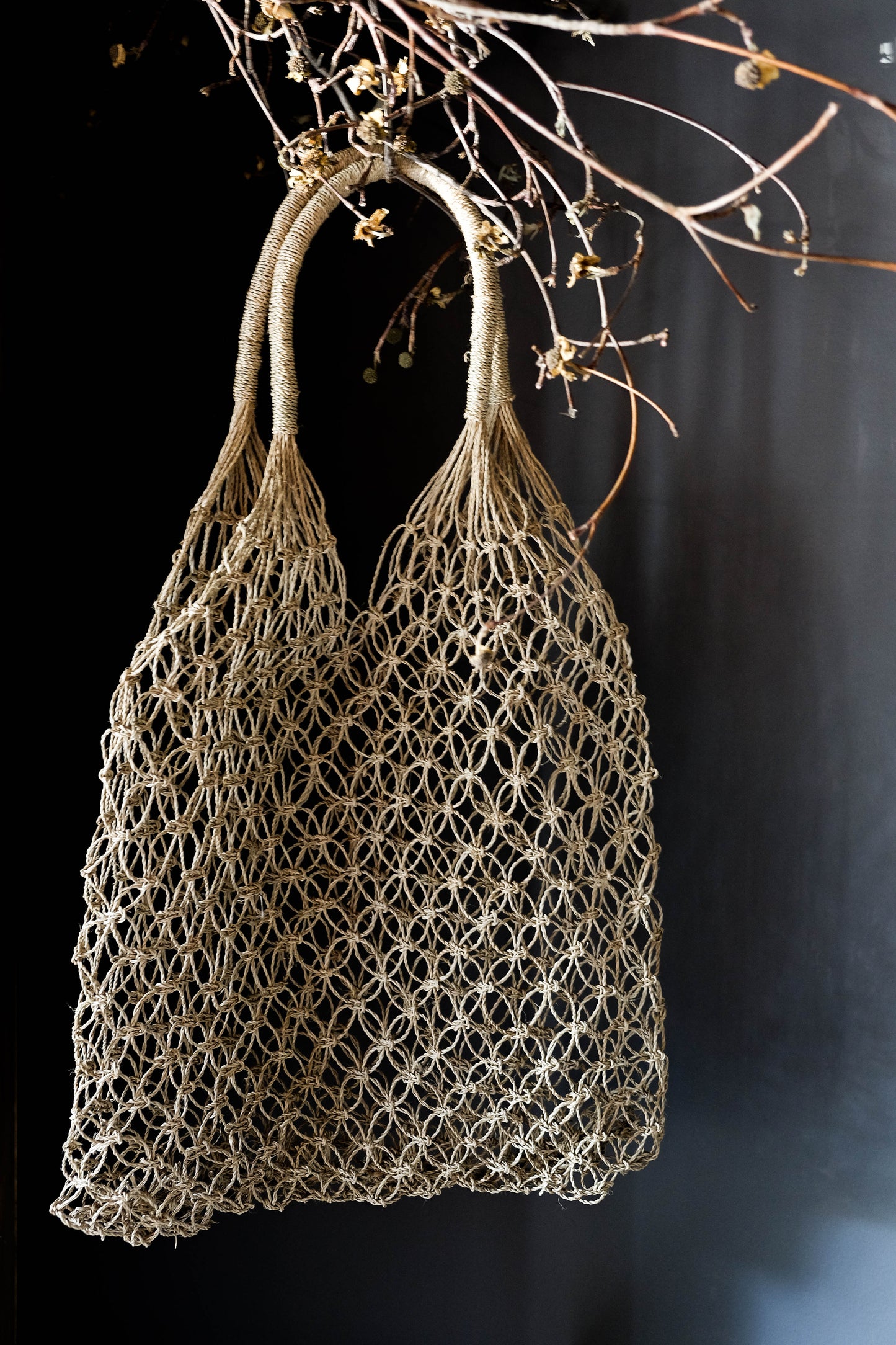 Hand Woven Straw Tote Bag